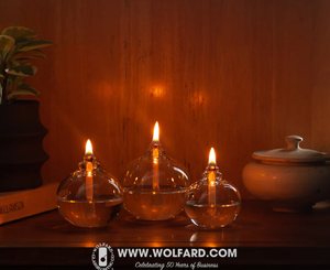 Wolfard Oil Lamp ,Flower Bulb , Floater