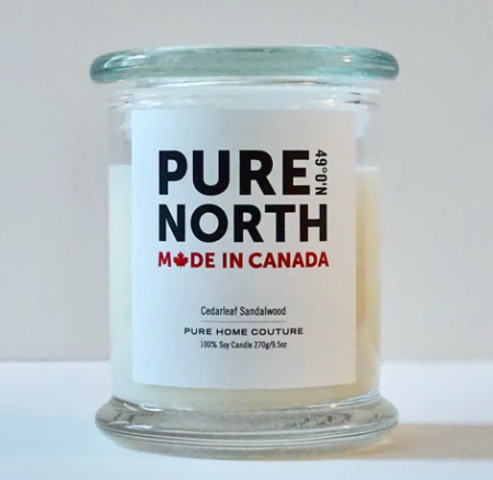 100% Soy Wax Candle / Everyday /Pure Collection , Pureliving Theorie /Proudly Made In Canada