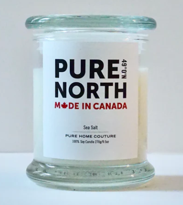 100% Soy Wax Candle / Everyday /Pure Collection , Pureliving Theorie /Proudly Made In Canada