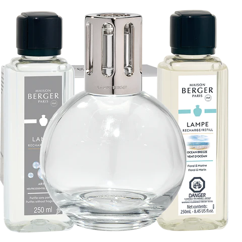 Maison Berger Starck  ,Jungle, Quintessence Blue,  Essential gift set,Ice cube zebra,Mirage Azure GS