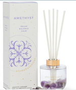 Load image into Gallery viewer, Aromabotanical Candles/Amethyst Reed Diffuser 9H(200ml),Pedestal Jar Candle-4&quot;H(8oz)
