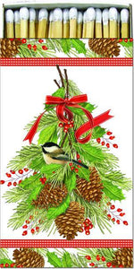 Load image into Gallery viewer, Christmas Tree Candles, Advent Candles, Long Matches, Christmas Decor. Angel Chime, Christmas Chime
