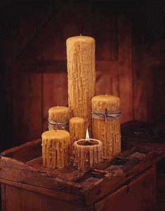 Beeswax Candles -Natural Color